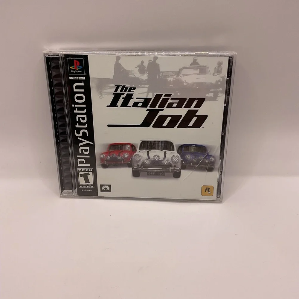 The Italian Job (Sony PlayStation 1, 2002) PS1 Black Label CIB Complete